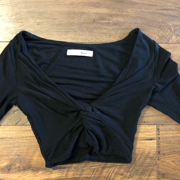 Wilfred free long sleeve crop top - Picture 2 of 2